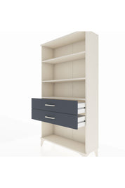 Arges Dolap 3 Raflı 2 Çekmeceli 88x30x163 Aytaşı-Antrasit