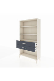 Arges Dolap 3 Raflı 2 Çekmeceli 88x30x163 Aytaşı-Antrasit