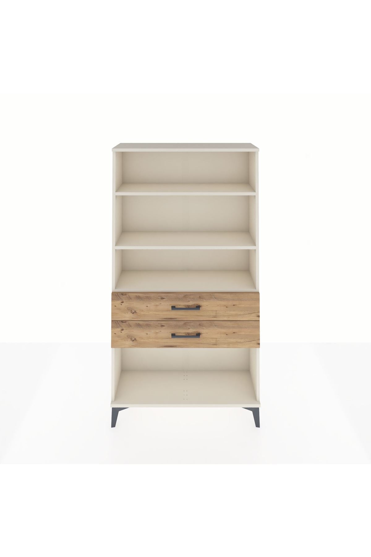 Arges Dolap 3 Raflı 2 Çekmeceli 88x30x163 Aytaşı-Çam