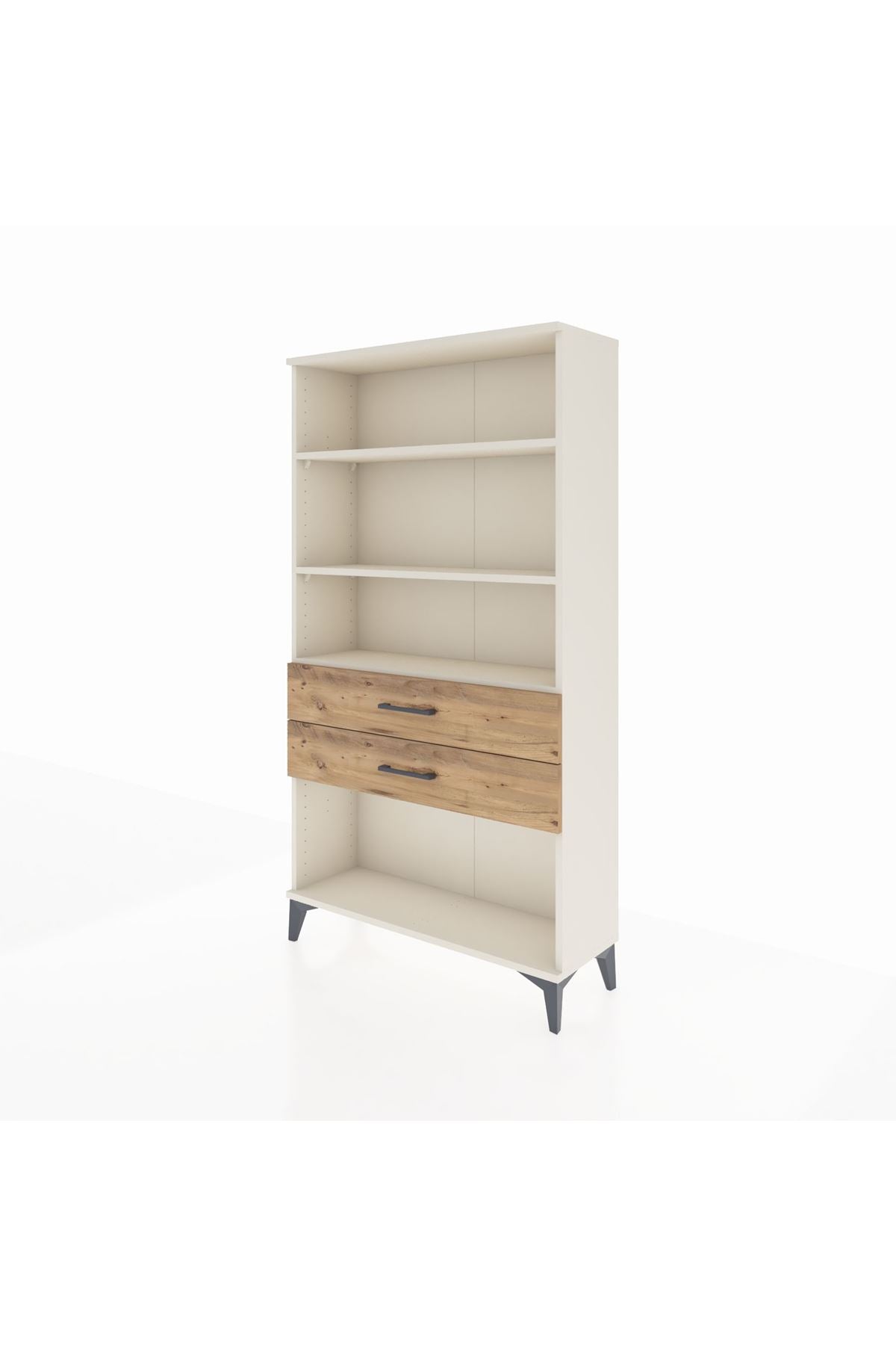 Arges Dolap 3 Raflı 2 Çekmeceli 88x30x163 Aytaşı-Çam