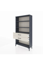 Arges Dolap 3 Raflı 2 Çekmeceli 88x30x163 Antrasit-Aytaşı