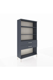 Arges Dolap 3 Raflı 2 Çekmeceli 88x30x163 Antrasit-Antrasit