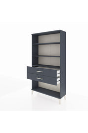 Arges Dolap 3 Raflı 2 Çekmeceli 88x30x163 Antrasit-Antrasit