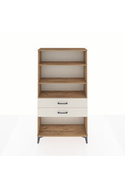 Arges Dolap 3 Raflı 2 Çekmeceli 88x30x163 Çam-Aytaşı