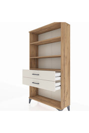 Arges Dolap 3 Raflı 2 Çekmeceli 88x30x163 Çam-Aytaşı