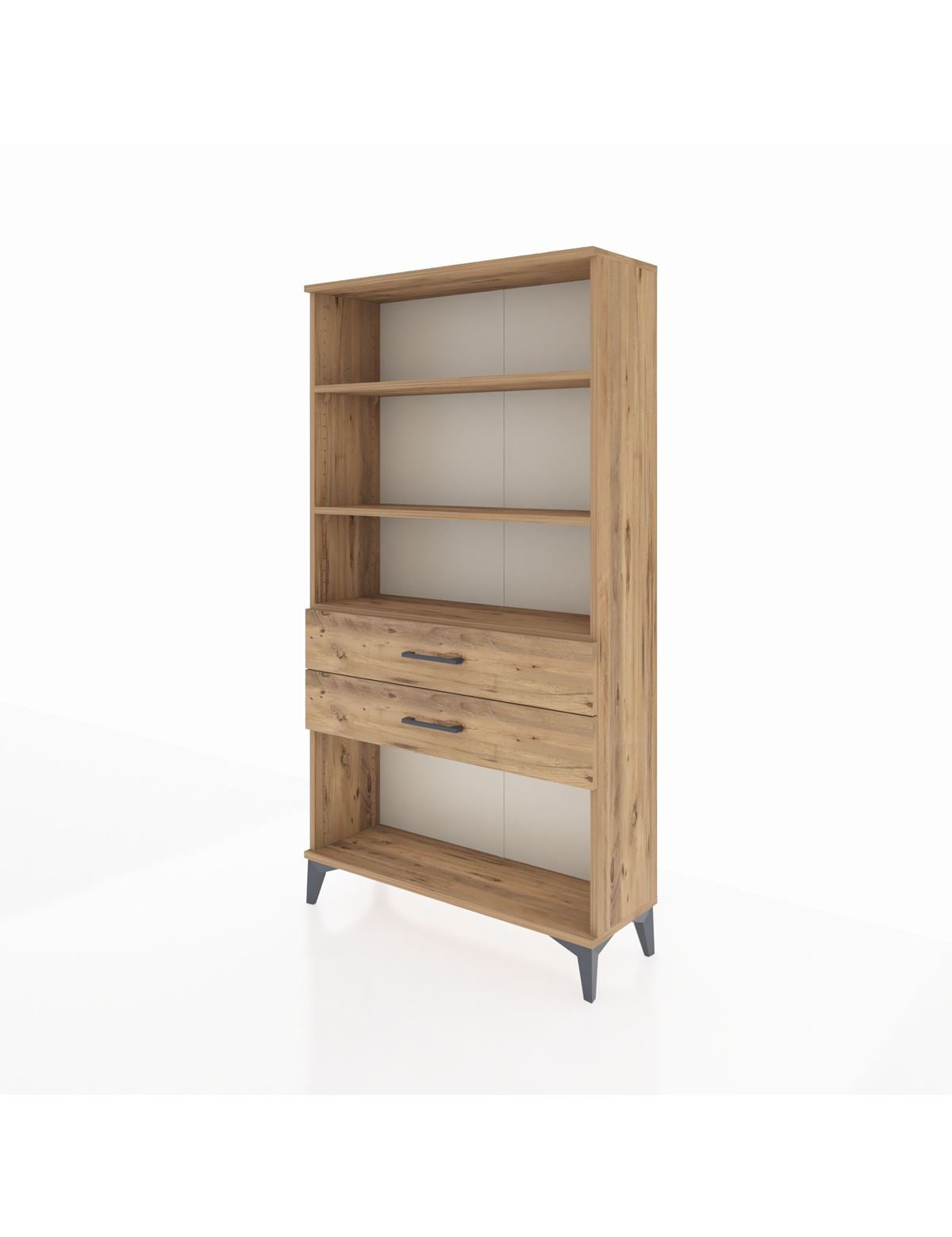 Arges Dolap 3 Raflı 2 Çekmeceli 88x30x163 - S21M066V9A