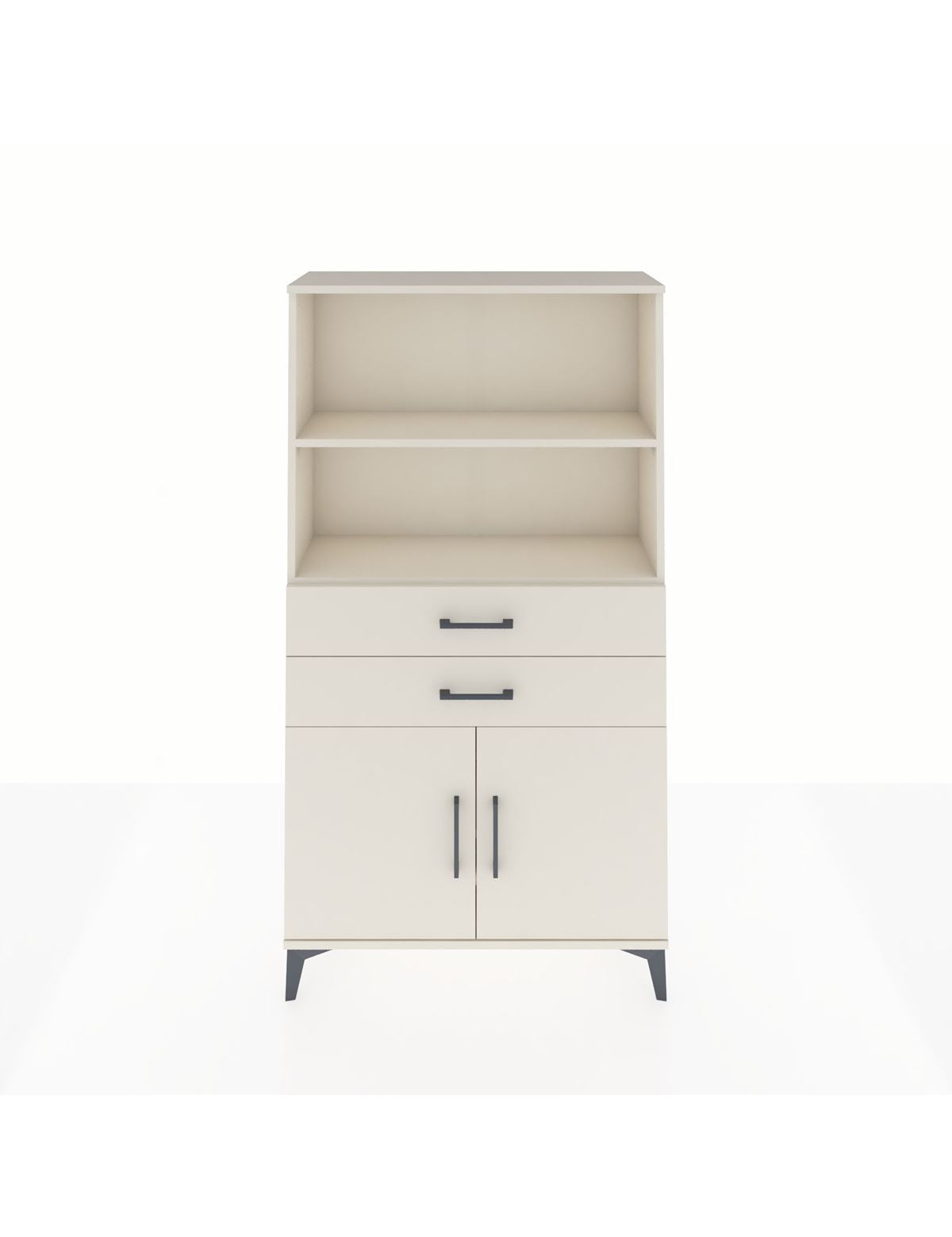 Arges Dolap 3 Raflı 2 Çekmeceli 2 Kapaklı 88x30x163 Aytaşı-Aytaşı