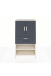 Arges Dolap 3 Raflı 2 Çekmeceli 2 Kapaklı 88x30x163 Aytaşı-Antrasit