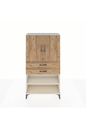 Arges Dolap 3 Raflı 2 Çekmeceli 2 Kapaklı 88x30x163 Aytaşı-Çam