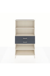 Arges Dolap 3 Raflı 2 Çekmeceli 88x30x163 Aytaşı-Antrasit