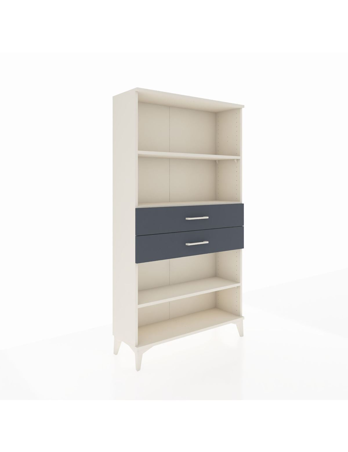 Arges Dolap 3 Raflı 2 Çekmeceli 88x30x163 Aytaşı-Antrasit