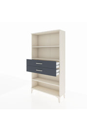 Arges Dolap 3 Raflı 2 Çekmeceli 88x30x163 Aytaşı-Antrasit