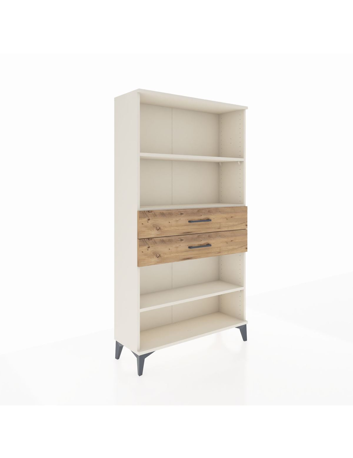 Arges Dolap 3 Raflı 2 Çekmeceli 88x30x163 Aytaşı-Çam