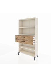 Arges Dolap 3 Raflı 2 Çekmeceli 88x30x163 Aytaşı-Çam