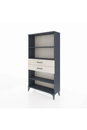 Arges Dolap 3 Raflı 2 Çekmeceli 88x30x163 Antrasit-Aytaşı