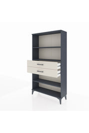 Arges Dolap 3 Raflı 2 Çekmeceli 88x30x163 Antrasit-Aytaşı