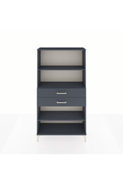 Arges Dolap 3 Raflı 2 Çekmeceli 88x30x163 Antrasit-Antrasit