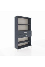 Arges Dolap 3 Raflı 2 Çekmeceli 88x30x163 Antrasit-Antrasit