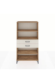 Arges Dolap 3 Raflı 2 Çekmeceli 88x30x163 Çam-Aytaşı