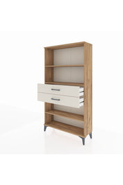 Arges Dolap 3 Raflı 2 Çekmeceli 88x30x163 Çam-Aytaşı