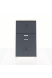 Arges Dolap 3 Raflı 2 Çekmeceli 4 Kapaklı 88x30x163 Aytaşı-Antrasit