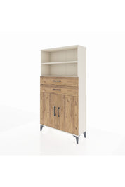 Arges Dolap 3 Raflı 2 Çekmeceli 2 Kapaklı 88x30x163 Aytaşı-Çam