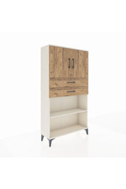 Arges Dolap 3 Raflı 2 Çekmeceli 2 Kapaklı 88x30x163 Aytaşı-Çam
