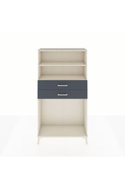 Arges Dolap 2 Raflı 2 Çekmeceli 88x30x163 Aytaşı-Antrasit