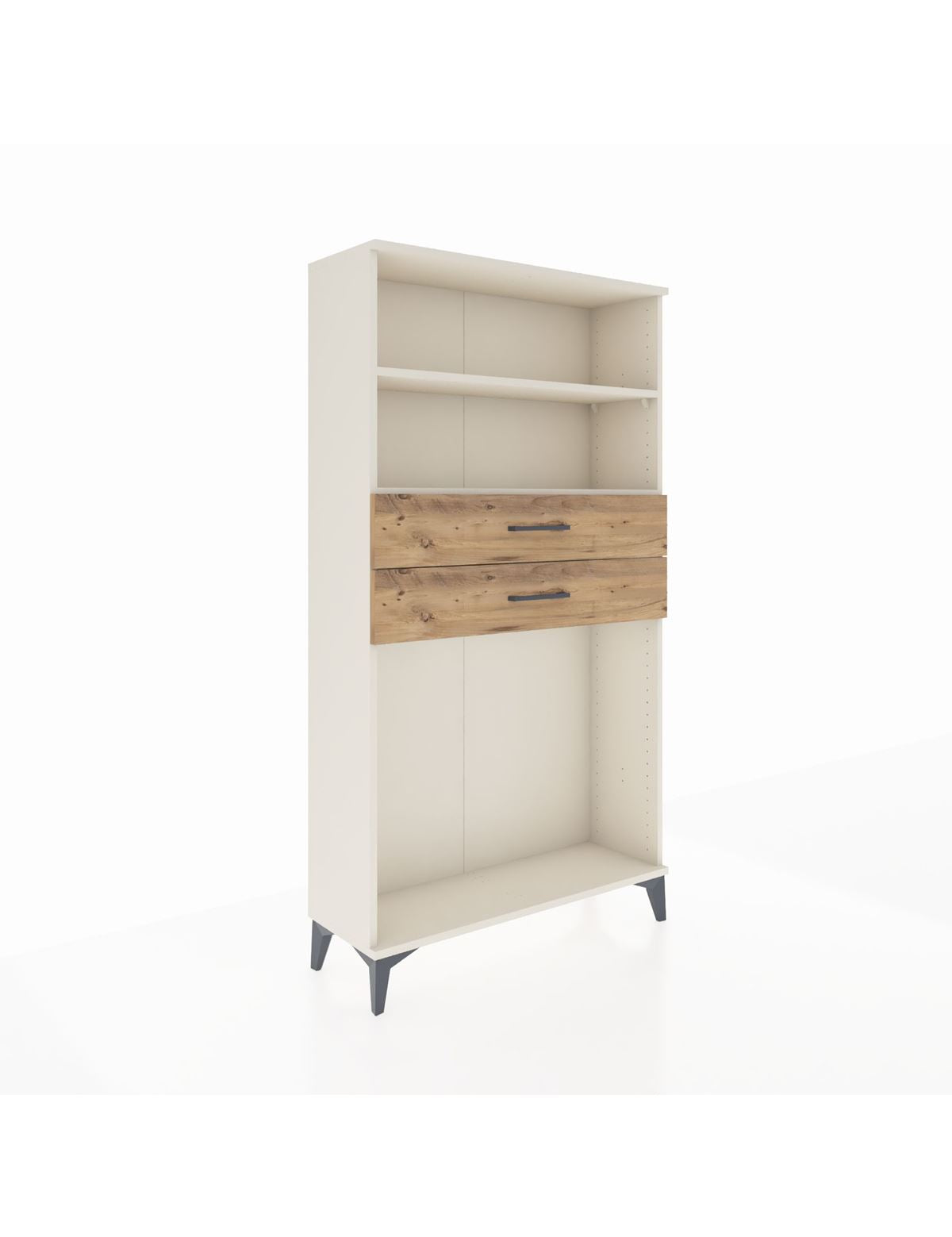 Arges Dolap 2 Raflı 2 Çekmeceli 88x30x163 Aytaşı-Çam