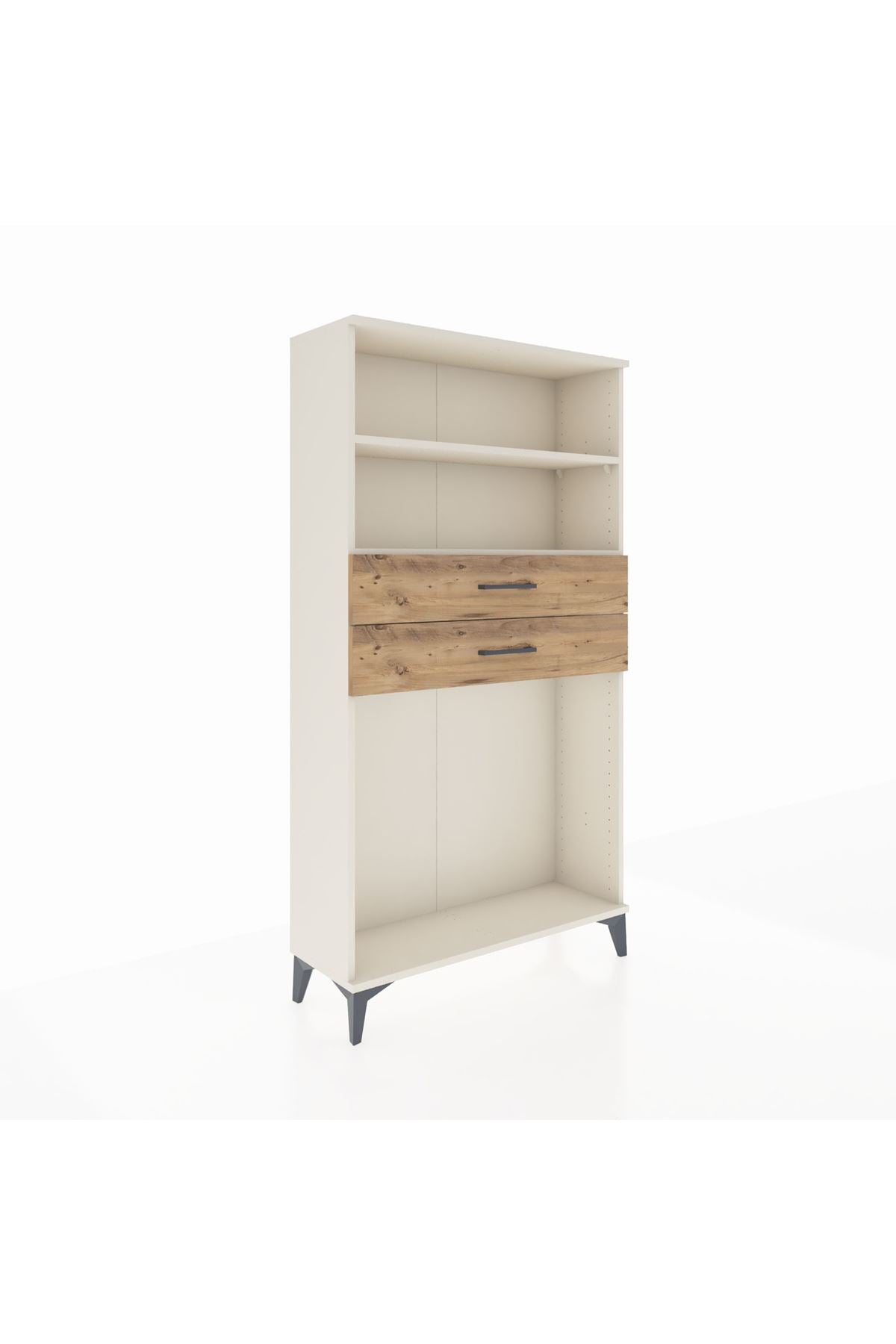 Arges Dolap 2 Raflı 2 Çekmeceli 88x30x163 Aytaşı-Çam