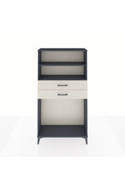 Arges Dolap 2 Raflı 2 Çekmeceli 88x30x163 Antrasit-Aytaşı