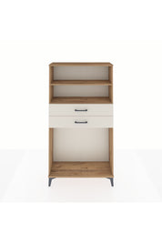 Arges Dolap 2 Raflı 2 Çekmeceli 88x30x163 Çam-Aytaşı