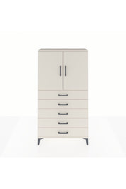 Arges Dolap 2 Raflı 5 Çekmeceli 2 Kapaklı 88x30x163 Aytaşı-Aytaşı