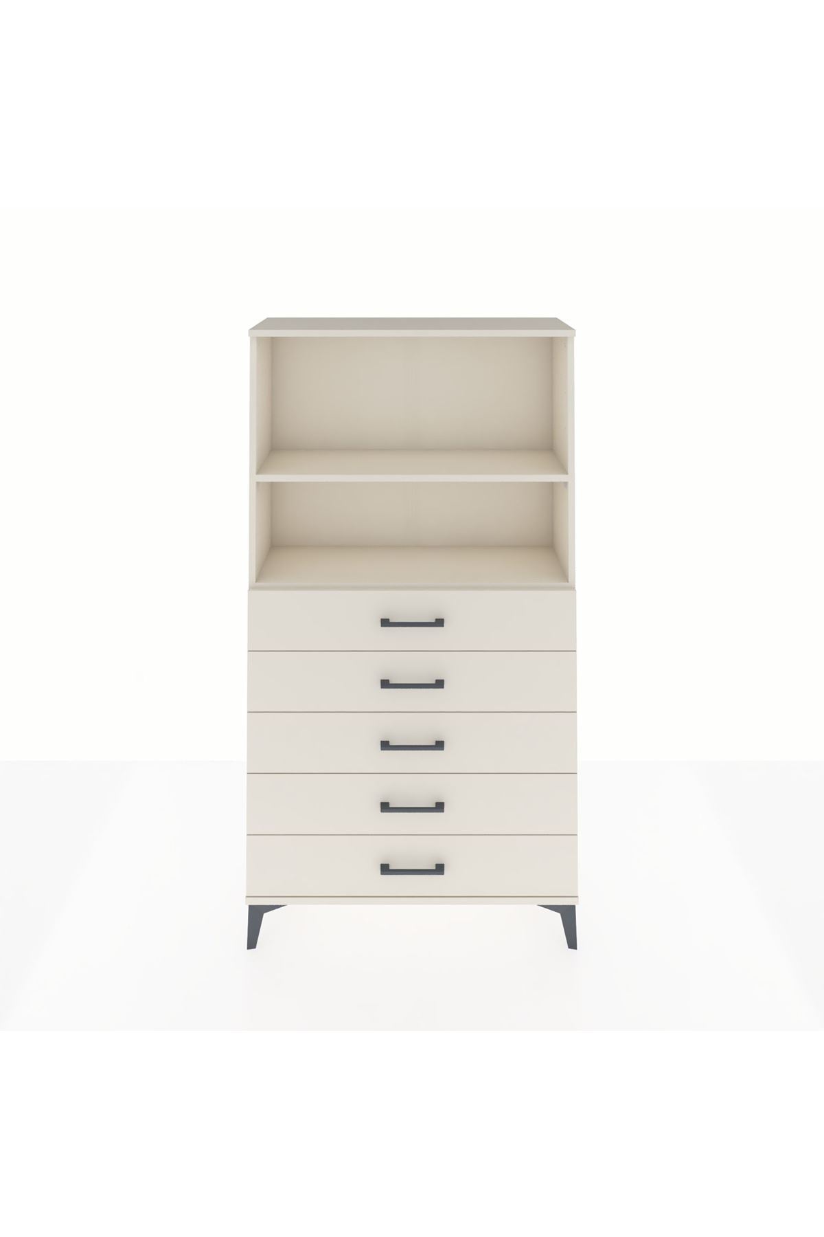 Arges Dolap 2 Raflı 5 Çekmeceli 88x30x163 Aytaşı-Aytaşı