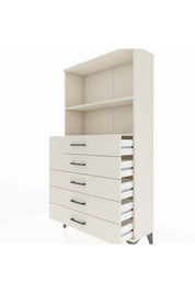 Arges Dolap 2 Raflı 5 Çekmeceli 88x30x163 Aytaşı-Aytaşı