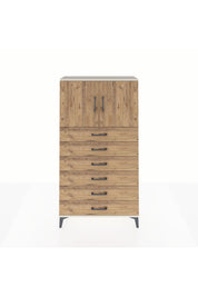 Arges Dolap 2 Raflı 6 Çekmeceli 2 Kapaklı 88x30x163 Aytaşı-Çam