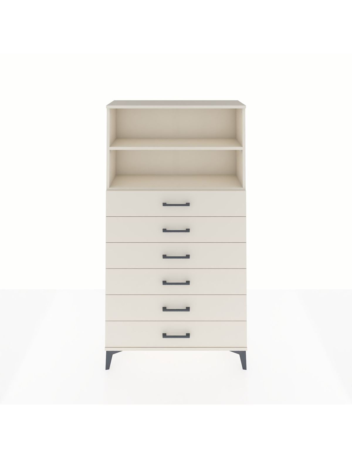 Arges Dolap 2 Raflı 6 Çekmeceli 88x30x163 Aytaşı-Aytaşı