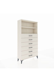 Arges Dolap 2 Raflı 6 Çekmeceli 88x30x163 Aytaşı-Aytaşı