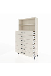 Arges Dolap 2 Raflı 6 Çekmeceli 88x30x163 Aytaşı-Aytaşı