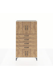 Arges Dolap 2 Raflı 4 Çekmeceli 4 Kapaklı 88x30x163 Aytaşı-Çam