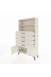 Arges Dolap 2 Raflı 4 Çekmeceli 2 Kapaklı 88x30x163 Aytaşı-Aytaşı