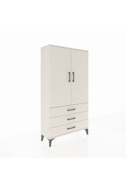 Arges Dolap 3 Raflı 3 Çekmeceli 2 Kapaklı 88x30x163 Aytaşı-Aytaşı