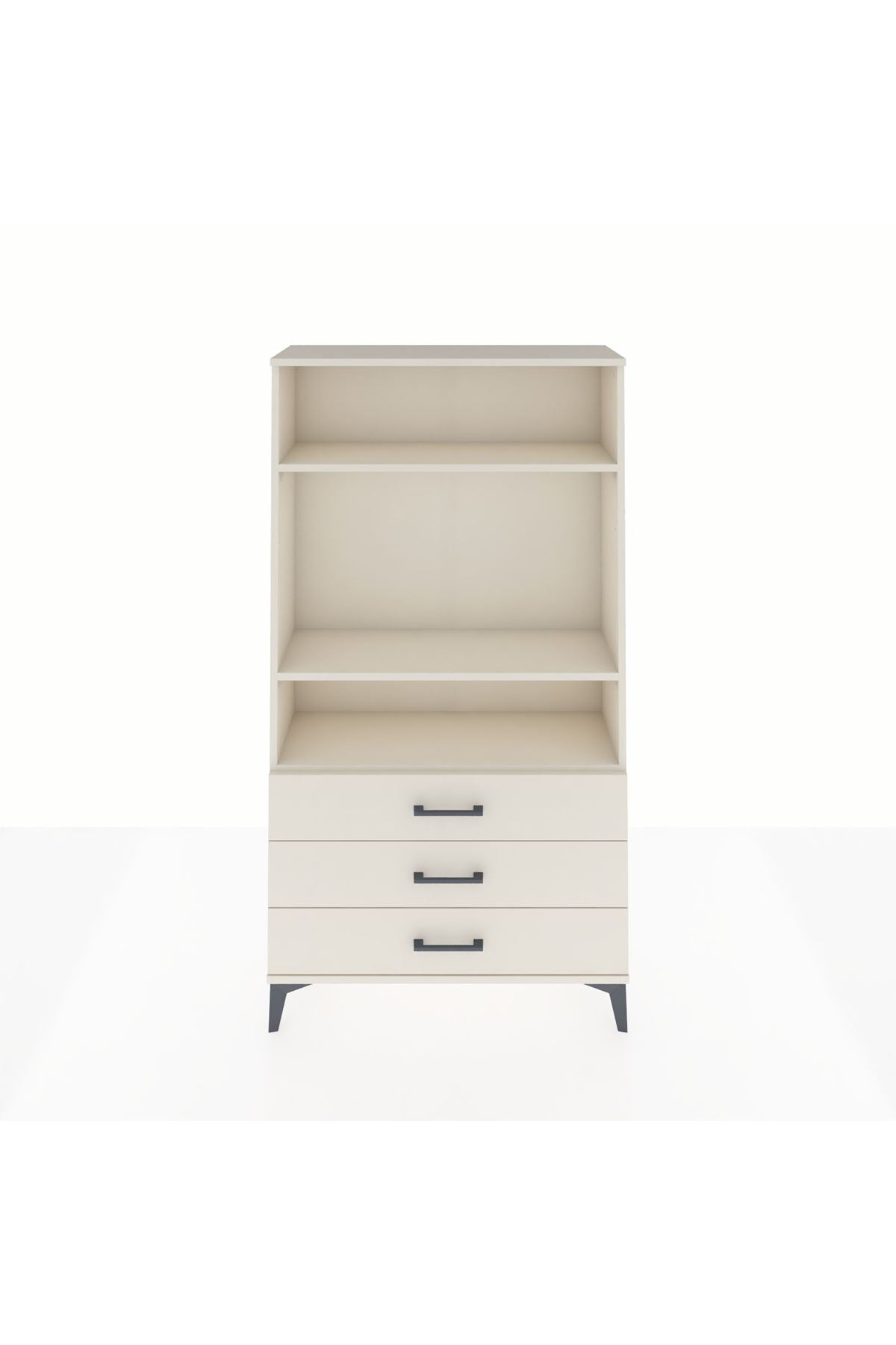 Arges Dolap 3 Raflı 3 Çekmeceli 88x30x163 Aytaşı-Aytaşı