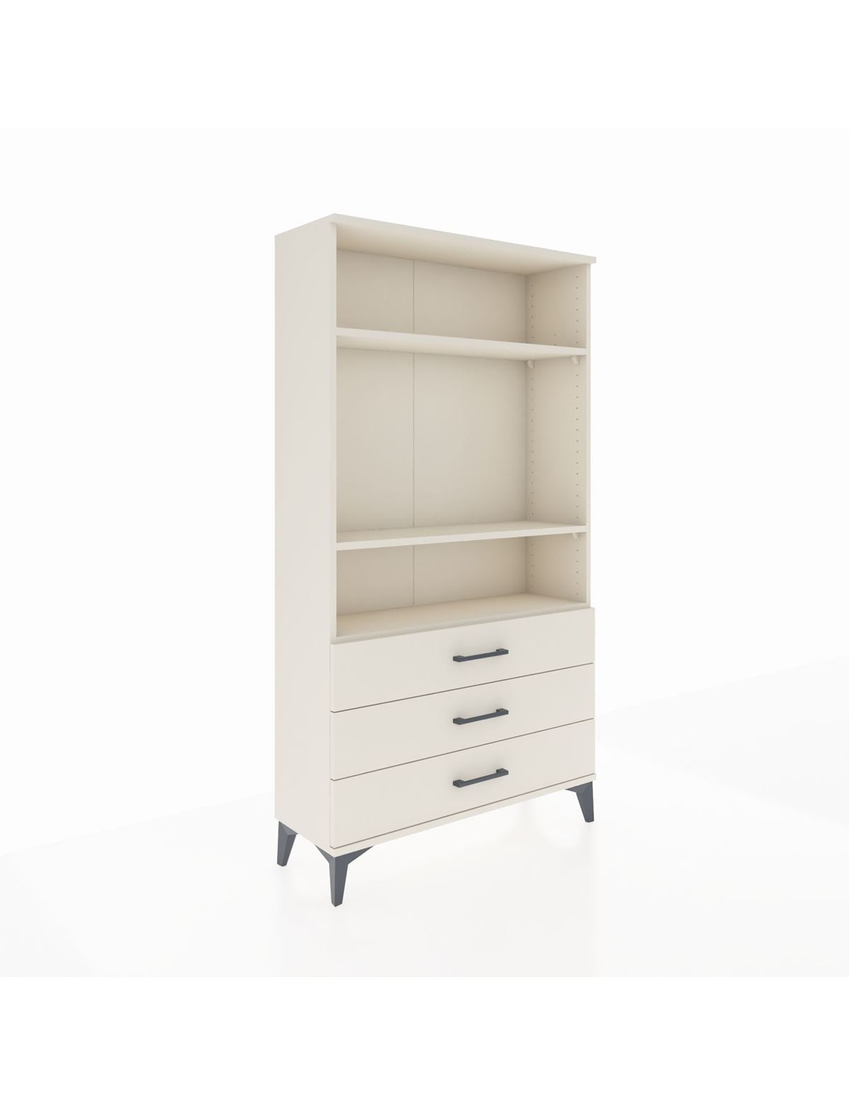 Arges Dolap 3 Raflı 3 Çekmeceli 88x30x163 Aytaşı-Aytaşı