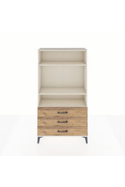 Arges Dolap 3 Raflı 3 Çekmeceli 88x30x163 Aytaşı-Çam