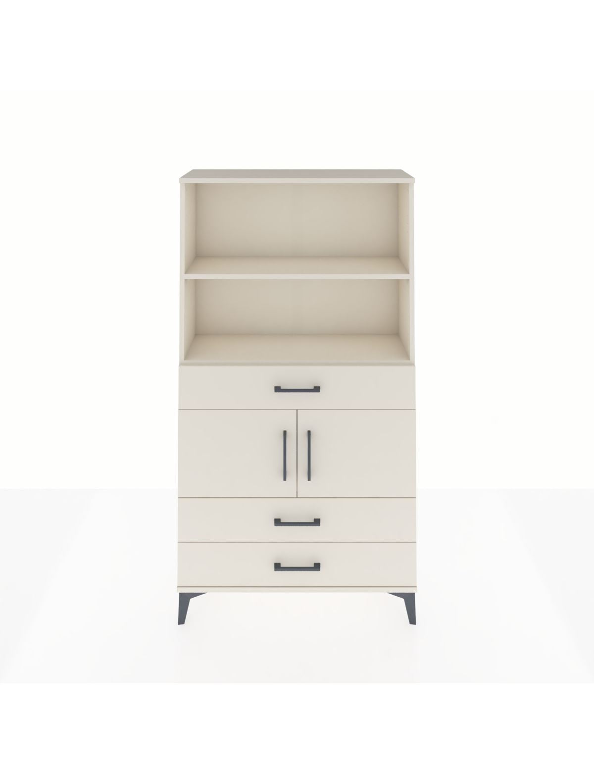 Arges Dolap 3 Raflı 3 Çekmeceli 2 Kapaklı 88x30x163 Aytaşı-Aytaşı