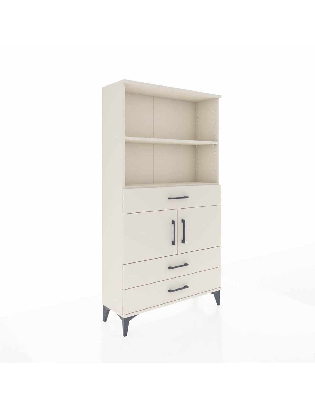 Arges Dolap 3 Raflı 3 Çekmeceli 2 Kapaklı 88x30x163 Aytaşı-Aytaşı