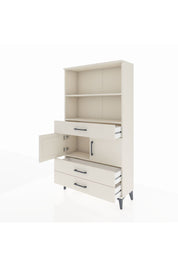 Arges Dolap 3 Raflı 3 Çekmeceli 2 Kapaklı 88x30x163 Aytaşı-Aytaşı