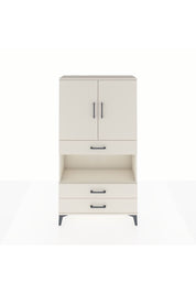 Arges Dolap 3 Raflı 3 Çekmeceli 2 Kapaklı 88x30x163 Aytaşı-Aytaşı