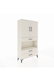 Arges Dolap 3 Raflı 3 Çekmeceli 2 Kapaklı 88x30x163 Aytaşı-Aytaşı